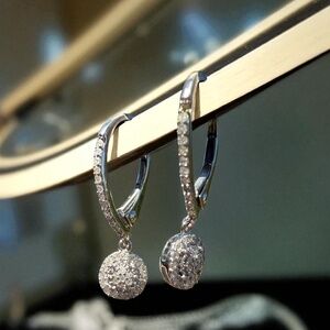EFFY ENY Women's Sterling Silver & 0.23 TCW Diamond Drop Earrings